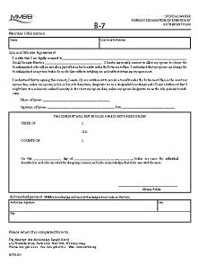 B-7 Spousal Waiver Primary Designation of Beneficiary Retirement Plan (Print on Demand)