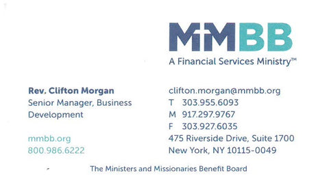 Business Card - Clifton Morgan ( BCCM1215 )