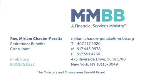 Business Card - Miriam Chacon-Peralta (BCCP0116 )