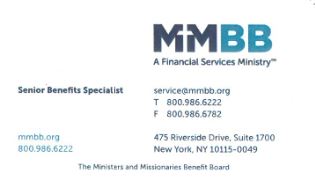 Business Card - Senior Benefits Specialist (BCSB0211)