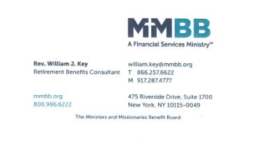 Business Card - Rev. William J. Key (BCWK0915)